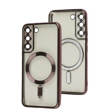 Чохол для Samsung Galaxy S22 (S901) Berlia MagSafe burgundy