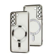 Чохол Samsung Galaxy S22 Berlia MagSafe silver