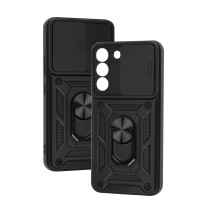 Чохол для Samsung Galaxy S22 (S901) Serge Ring Armor ударостійкий чорний
