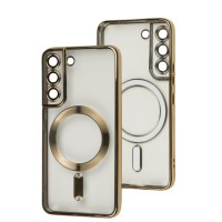 Чохол для Samsung Galaxy S22 (S901) WAVE Metal Color MagSafe gold