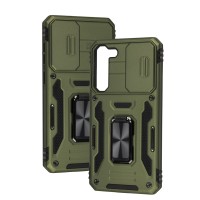 Чохол для Samsung Galaxy S23+ (S916) Camshield Army Ring army green