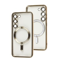 Чохол Samsung Galaxy S23 Berlia MagSafe gold