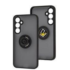 Чохол для Samsung Galaxy S23 FE LikGus Edging Ring чорний