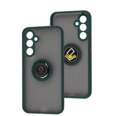 Чохол Samsung Galaxy A54 (A546) LikGus Edging Ring оливковий