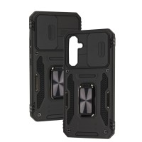 Чохол Samsung Galaxy A54 (A546) Camshield Army Ring чорний