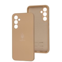 Чохол для Samsung Galaxy A54 (A546) Silicone Full Тризуб пудровий