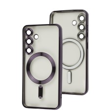 Чохол для Samsung Galaxy S23 (S911) WAVE Metal Color MagSafe deep purple