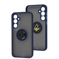 Чохол для Samsung Galaxy S23 FE LikGus Edging Ring синій
