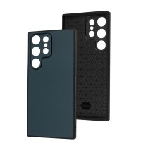 Чохол для Samsung Galaxy S23 Ultra Classic leather case forest green