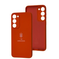 Чохол для Samsung Galaxy S23+ Full Premium Тризуб червоний