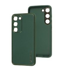 Чохол для Samsung Galaxy S23 Leather Xshield army green