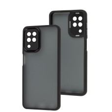 Чохол для Samsung Galaxy A22/M22/M32 Luxury Metal Lens чорний