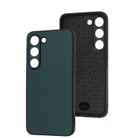 Чохол для Samsung Galaxy S23 Classic leather case forest green