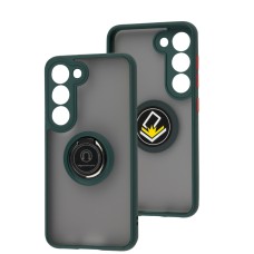 Чохол Samsung Galaxy S23 LikGus Edging Ring оливковий