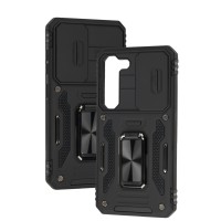 Чохол для Samsung Galaxy S23 (S911) Camshield Army Ring чорний