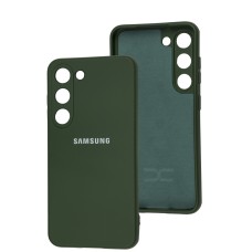 Чохол Samsung Galaxy S23 Full camera зелений / dark green