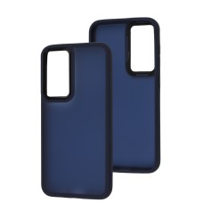 Чохол для Samsung Galaxy S23 FE Lyon Frosted navy blue