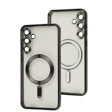 Чохол для Samsung Galaxy S23 FE (S711) WAVE Metal Color MagSafe black