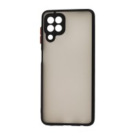 Чохол Samsung Galaxy A22 (A225) LikGus Totu camera protect чорний / червоний