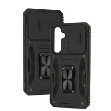 Чохол для Samsung Galaxy S23 FE (S711) Camshield Army Ring чорний