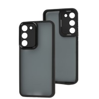 Чохол Samsung Galaxy S23+ Luxury Metal Lens чорний