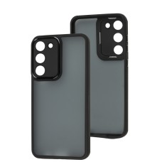 Чохол Samsung Galaxy S23+ Luxury Metal Lens чорний