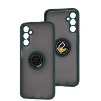 Чохол Samsung Galaxy M14 (M146) LikGus Edging Ring оливковий