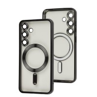 Чохол для Samsung Galaxy S24 WAVE Metal Color MagSafe black