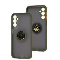 Чохол Samsung Galaxy M14 (M146) LikGus Edging Ring хакі