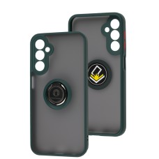 Чохол Samsung Galaxy A24 (A245) LikGus Edging Ring оливковий
