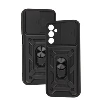 Чохол для Samsung Galaxy M14 (M146) Serge Ring Armor ударостійкий чорний