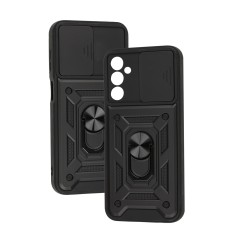 Чохол для Samsung Galaxy M14 (M146) Serge Ring Armor ударостійкий чорний