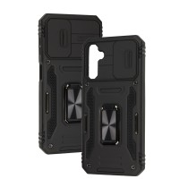Чохол Samsung Galaxy A14 Camshield Army Ring чорний