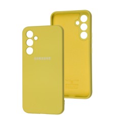 Чохол Samsung Galaxy A54 (A546) Full camera лимонний