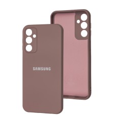 Чохол Samsung Galaxy A24 (A245) Silicone Full camera pink sand