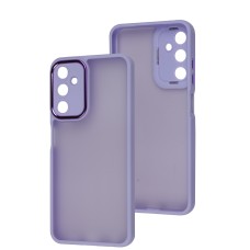 Чохол для Samsung Galaxy A05S (A057) Luxury Metal Lens бузковий