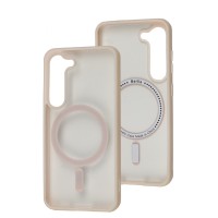 Чохол Samsung Galaxy S23 Berlia Color MagSafe pink