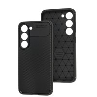 Чохол Samsung Galaxy S23 Ultimate Carbon premium чорний