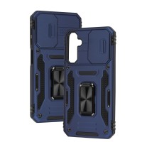 Чохол для Samsung Galaxy A24 (A245) Camshield Army Ring navy