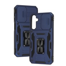Чохол для Samsung Galaxy A24 (A245) Camshield Army Ring navy