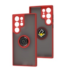 Чохол Samsung Galaxy S23 Ultra LikGus Edging Ring червоний
