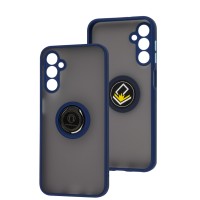 Чохол Samsung Galaxy M14 (M146) LikGus Edging Ring синій