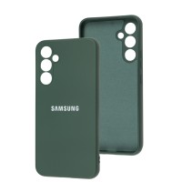 Чохол Samsung Galaxy A54 (A546) Full camera зелений / dark green