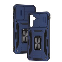 Чохол для Samsung Galaxy A14 Camshield Army Ring navy