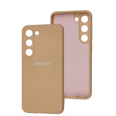 Чохол Samsung Galaxy S23 Full camera пудра