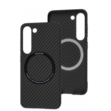 Чохол Samsung Galaxy S23 Wave Carbon MagSafe black