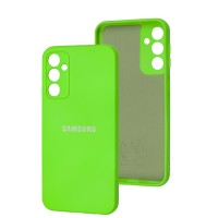 Чохол Samsung Galaxy A24 (A245) Silicone Full camera neon green
