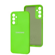 Чохол Samsung Galaxy A24 (A245) Silicone Full camera neon green