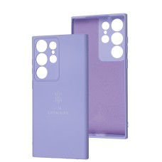 Чохол Samsung Galaxy S23 Ultra Full Premium Тризуб бузковий / dasheen