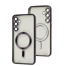 Чохол для Samsung Galaxy S23 FE (S711) WAVE Metal Color MagSafe deep purple